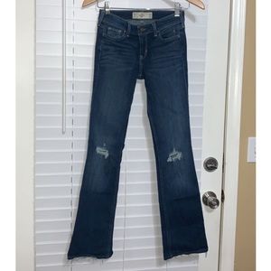 Hollister Low Rise Boot Cut Jeans Size 0